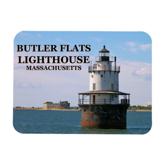Butler Flats Lighthouse Massachusetts Flexi Magnet (Horizontal)