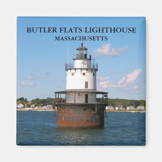 Butler Flats Lighthouse, Massachusetts Magnet (Vorne)