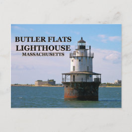 Butler Flats Lighthouse, Massachusetts Postkarte