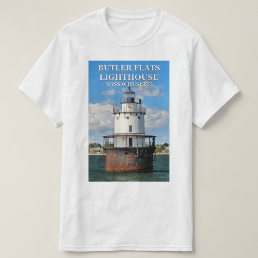 Butler Flats Lighthouse, Massachusetts T - Shirt (Design vorne)