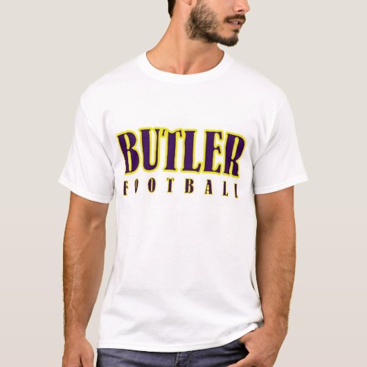 Butler-Fußball-Shirt (Zeitplan) T-Shirt (Vorderseite)
