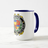 Butler Irish Shield Abzeichen Personalisiert Tasse (VorderseiteRechts)