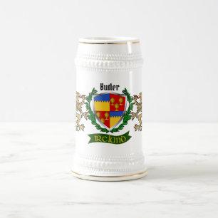 Butler Irish Shield Personalisiert Bierglas