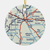 Butler PA Keramik Ornament (Vorne)