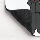 Butler-Strichmännchen-Mauspad Mousepad (Ecke)