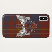 Butler Tartan Cross Case-Mate iPhone Hülle (Rückseite (Horizontal))