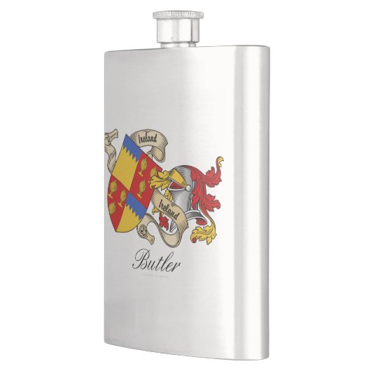 Butler-Wappen Flachmann (Links)