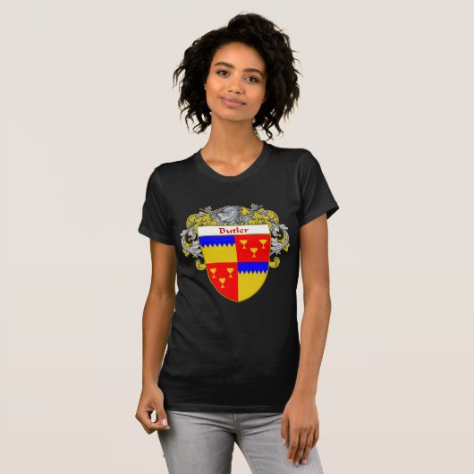 Butler-Wappen (überzogen) T-Shirt (Vorne ganz)
