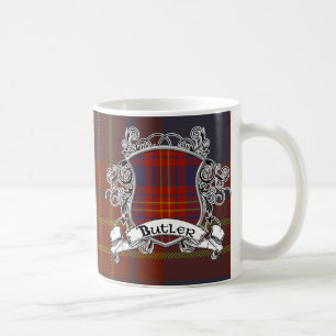Butlertartan-Schild Kaffeetasse