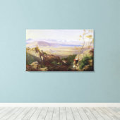 Butrin, Albanien (Erdöl auf Leinwand) Leinwanddruck (Insitu (Holzboden))