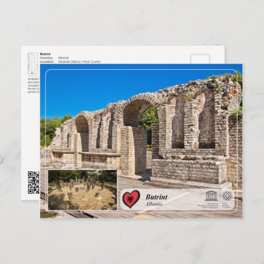 Butrint Postkarte (Vorne/Hinten)