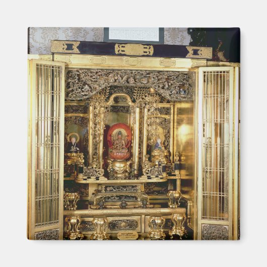 Butsudan-Schrein aus einem Damio-Palast in Kyoto Magnet (Vorne)