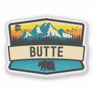 Butte, Alaska Aufkleber