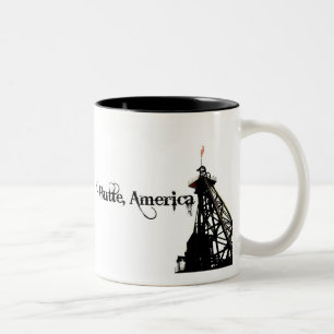 Butte, Amerika zwei tonte Kaffee-Tasse Zweifarbige Tasse
