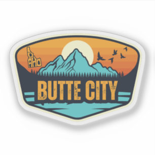 Butte City, Idaho Aufkleber