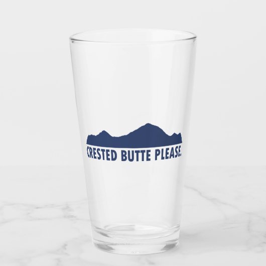 Butte Created bitte Glas (Vorderseite)