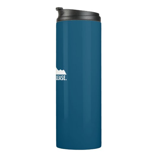 Butte Created bitte Thermosbecher (Nach rechts gedreht)