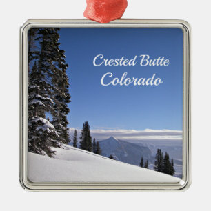 Butte, Crested, CO Ornament Aus Metall