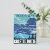 Butte-Felsengebirge Postkarte (Stehend Vorderseite)