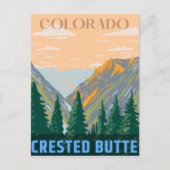 Butte-Felsengebirge Postkarte (Vorderseite)