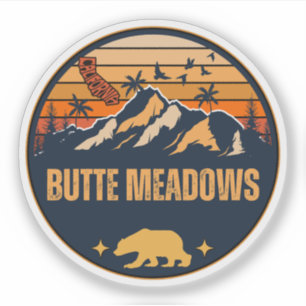Butte Meadows, Kalifornien Aufkleber