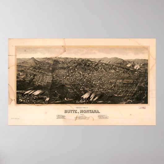 Butte, Montana (1904) Poster (Vorne)