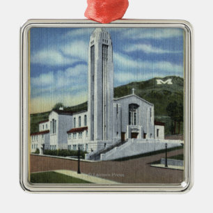 Butte, Montana - Empfängnis-Kirche Ornament Aus Metall