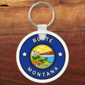 Butte Montana Schlüsselanhänger (Vorderseite)