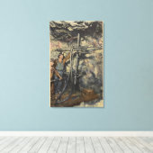 Butte, Montana - Untergrund Bohren in Kupfer Leinwanddruck (Insitu (Holzboden))