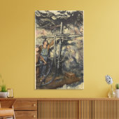 Butte, Montana - Untergrund Bohren in Kupfer Leinwanddruck (Insitu (Wohnzimmer))