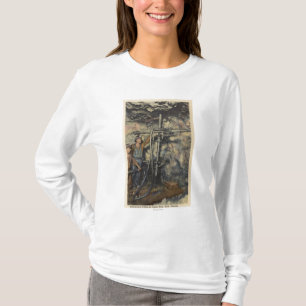 Butte, Montana - Untergrund-Bohrung im Kupfer T-Shirt