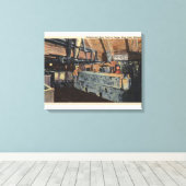 Butte, Montana - Untergrund Motor Leinwanddruck (Insitu (Holzboden))