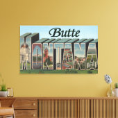 Butte, MontanaGroße BuchstabenszenenButte, MT 2 Leinwanddruck (Insitu (Wohnzimmer))