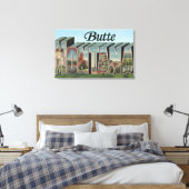 Butte, MontanaGroße BuchstabenszenenButte, MT 2 Leinwanddruck (Insitu (Schlafzimmer))