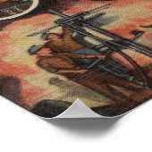 Butte, MontanaGroße BuchstabenszenenButte, MT Poster (Ecke)