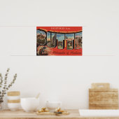 Butte, MontanaGroße BuchstabenszenenButte, MT Poster (Küche)