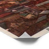 Butte, MT - Ansicht von Fabriken und Zuhause auf H Poster (Ecke)