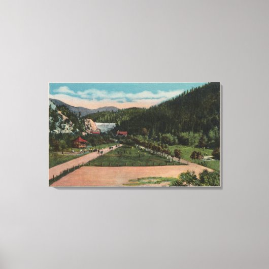 Butte, MT - Blick auf den Creek-Reservierungspark Leinwanddruck (Vorderseite)