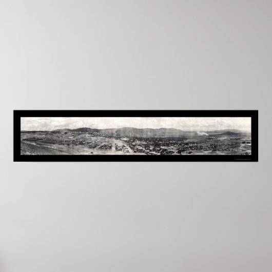 Butte, MT Foto 1908 Poster (Vorne)