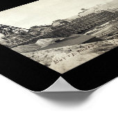 Butte, MT Mines Foto 1914 Poster (Ecke)