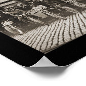 Butte MT Motorrad Foto 1914 Poster (Ecke)