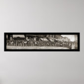 Butte MT Motorrad Foto 1914 Poster (Vorne)