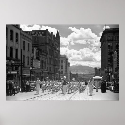 Butte Parade, 1939 Poster (Vorne)