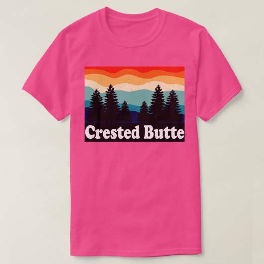 Butte Retro T-Shirt (Design vorne)