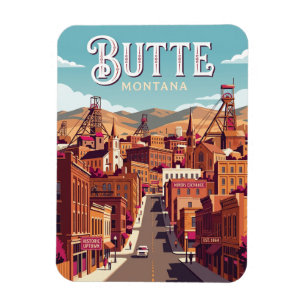Butte USA Magnet