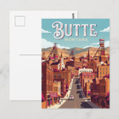 Butte USA Postkarte (Vorne/Hinten)