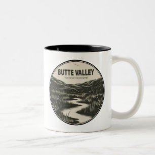 Butte Valley National Grassland California Stream Zweifarbige Tasse