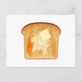 Butter auf Toast Postkarte (Vorderseite)