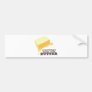 Butter Autoaufkleber
