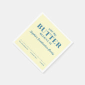 Butter Believe It Yellow Grade AA 2026 Graduation Serviette (Ecke)